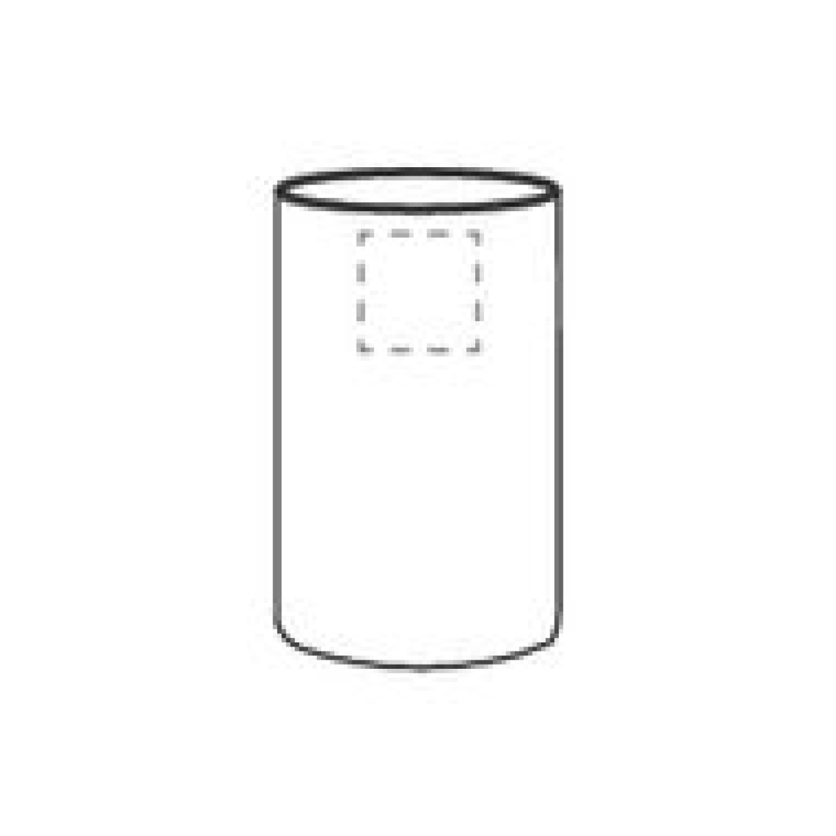 CoolSteel RCS Recycled Steel wijnkoeler - op 2e zijde bovenaan