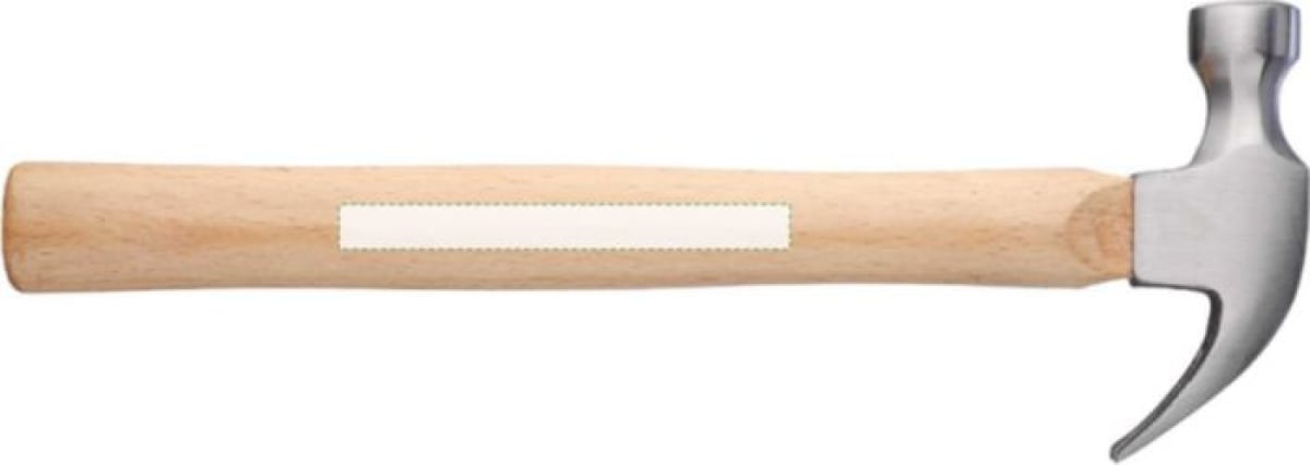 Klauwhamer - beukenhout - stalen kop - individeel verpakt - Handvat