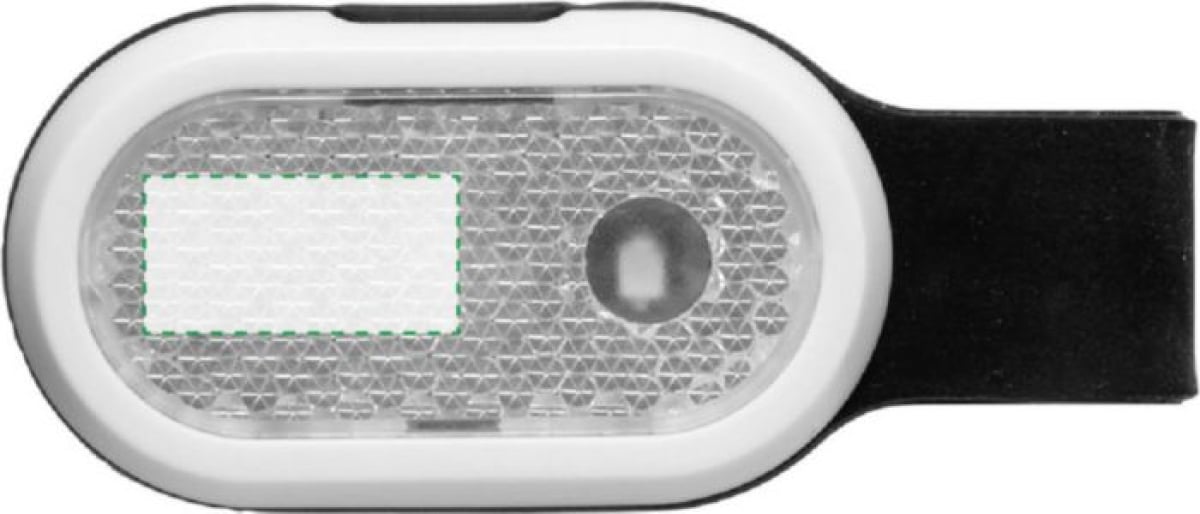 Veiligheidslamp met krachtige COB LED lampjes - Voorzijde