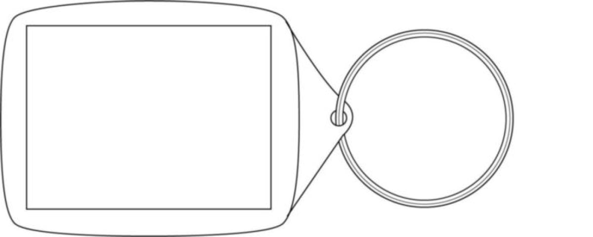 Leo sleutelhanger - kunststof - 5.9 cm - Voorzijde