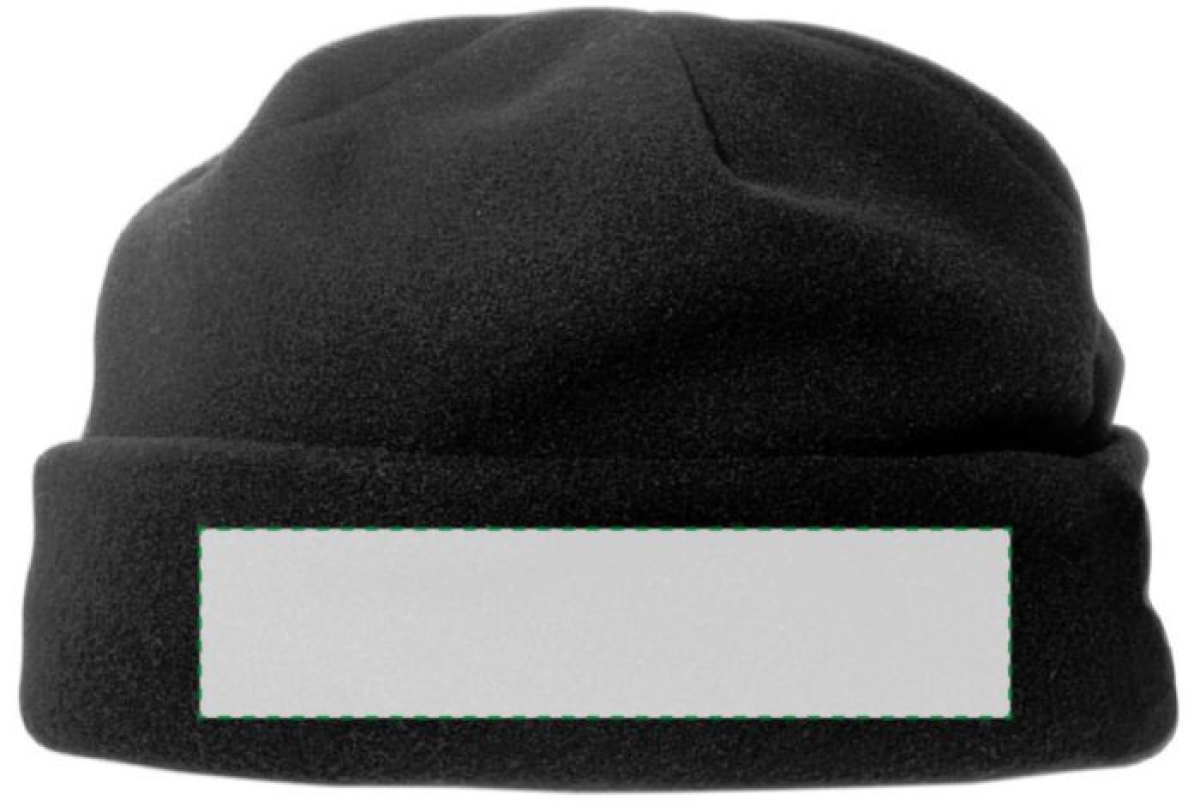 Elliana fleecemuts - polyester - met omslag - Voorzijde