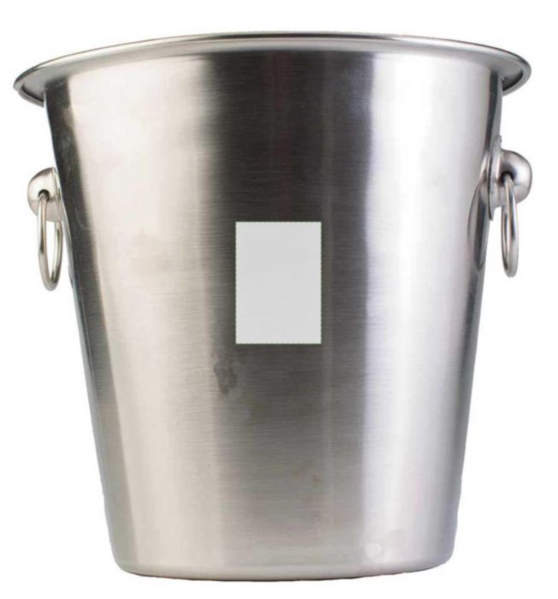 Champagnekoeler 4.5L - RVS - diameter 22.3 cm - Voorzijde