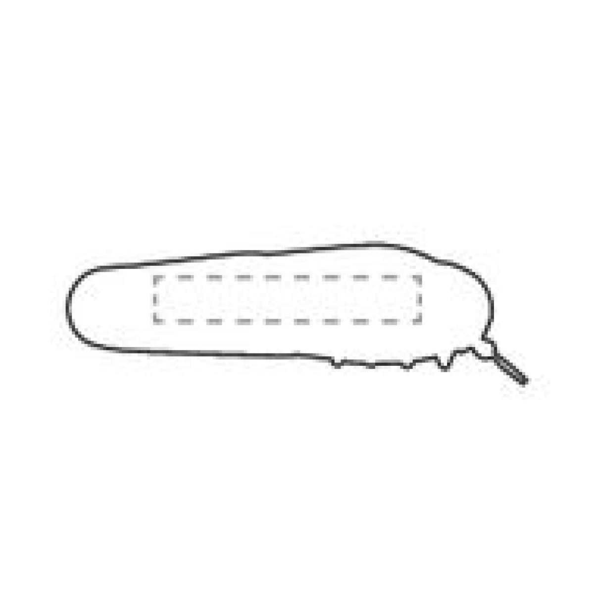 Victorinox Spartan zakmes - op achterzijde handgreep