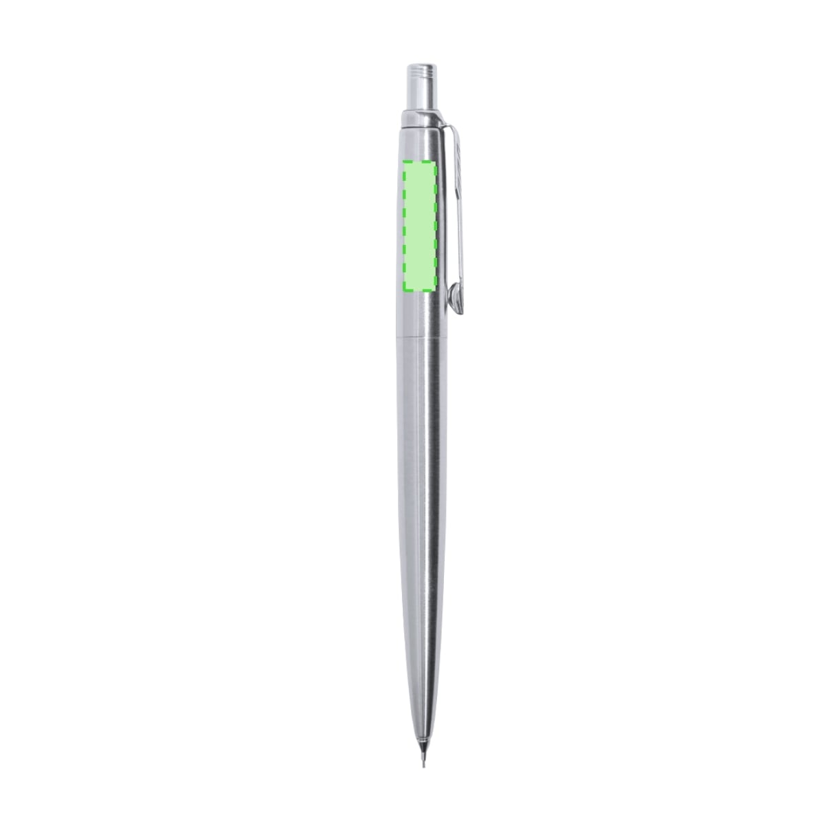 Jotter Core rollerpen - RVS - pijlpuntclip - geschenkverpakking - Op de voorkant als oor links is zijde B