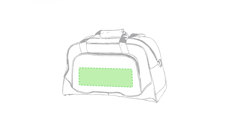 Novo sporttas - polyester - 600D - nylon draaggreep - verstelbare schouderriem - Op het zakje