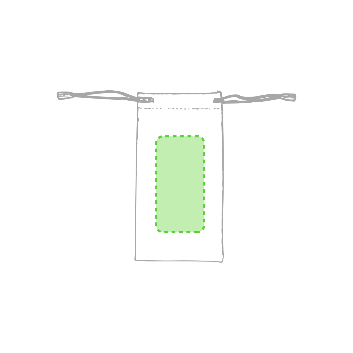 Hoes Milla - Gecentreerd op het zakje