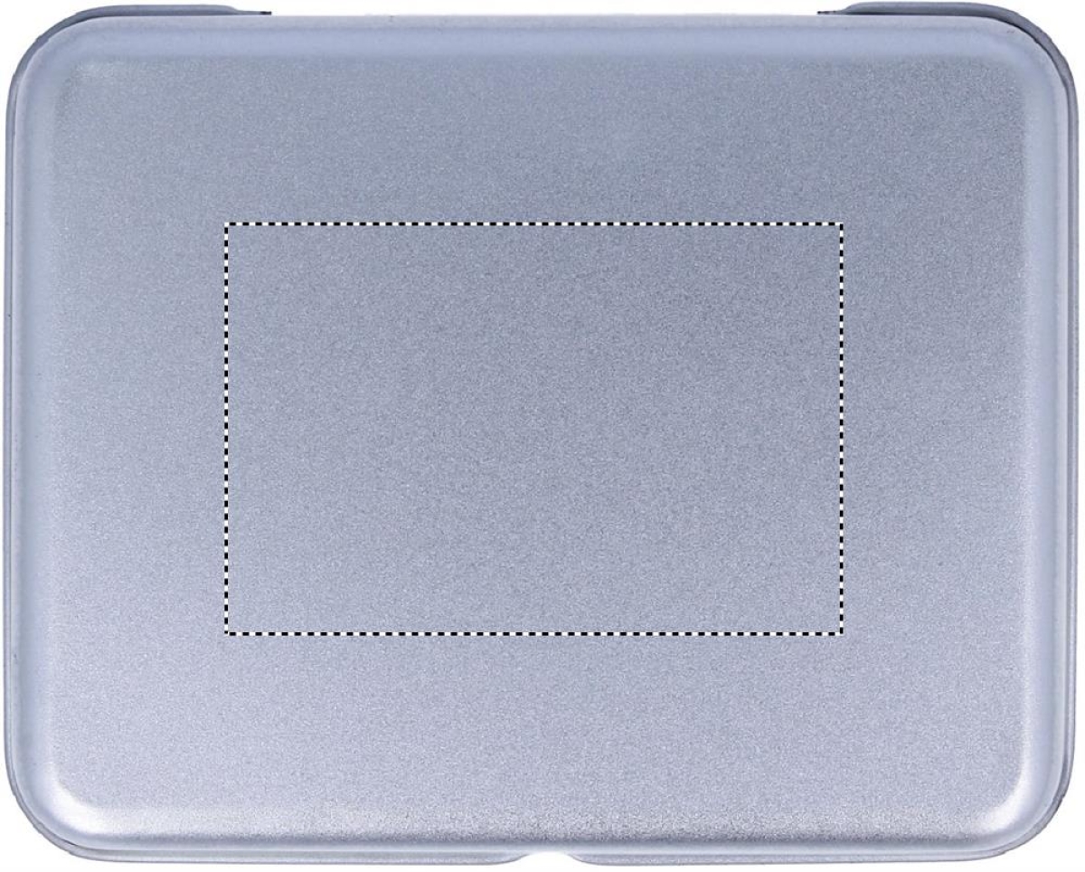 Target nautisch kompas in blik - roestvrij staal - Top box