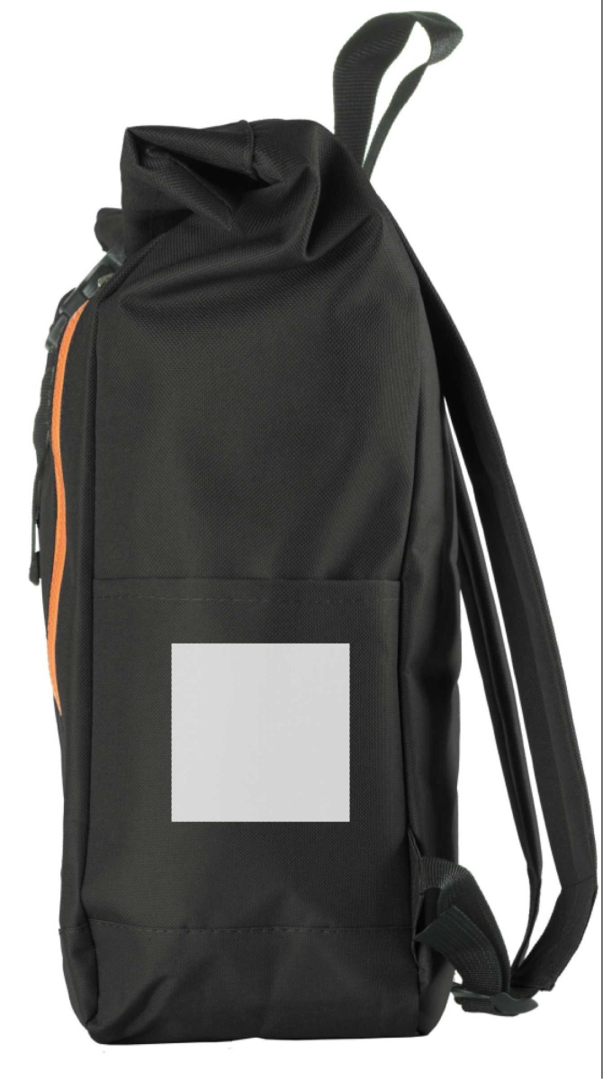 Nolan rugzak - 18L - polyester - 600D - waterbestendig - Zijkant links