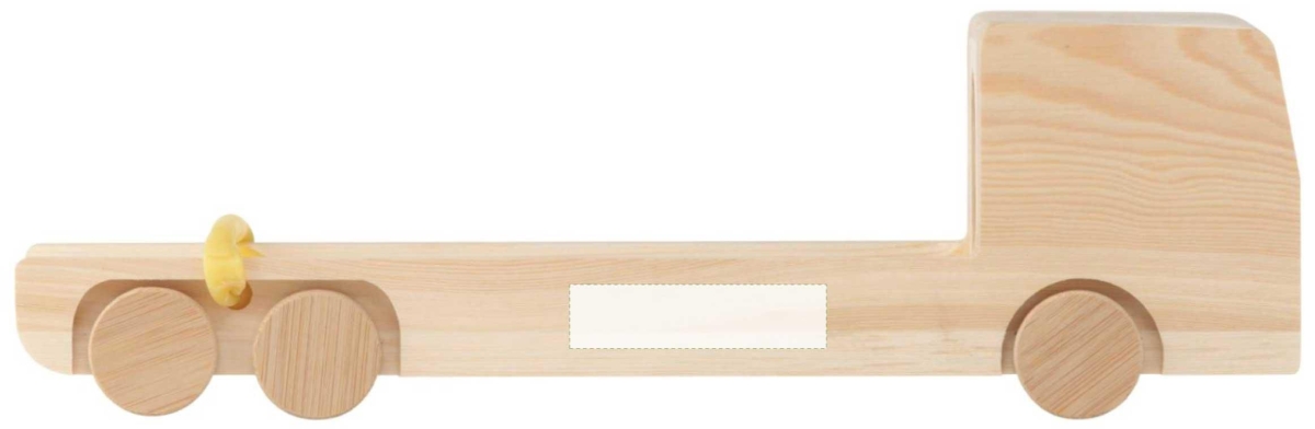 Rackpack Wine Truck - FSC hout - wijnkist en speelgoedtruck in 1 - 2e zijde