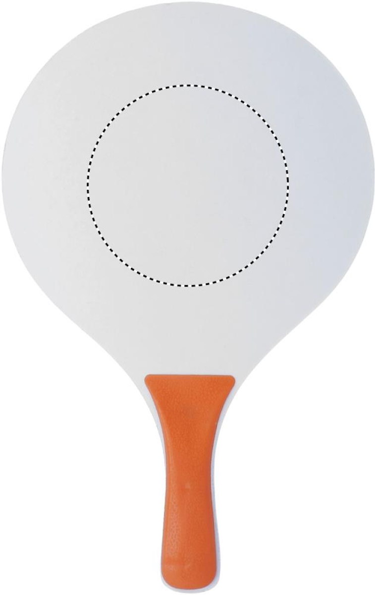 Match strandtennisspel - MDF - gekleurd handvat - gekleurde bal - Racket 2 screen