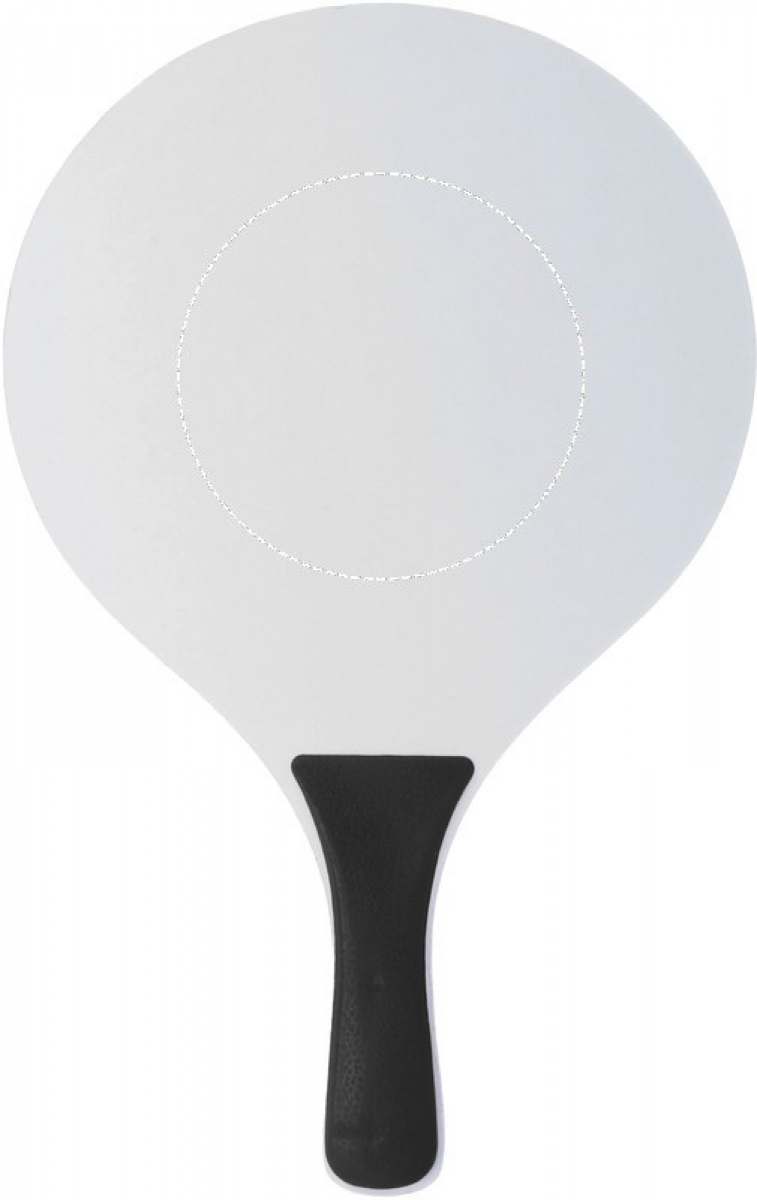 Match strandtennisspel - MDF - gekleurd handvat - gekleurde bal - Racket 1 screen