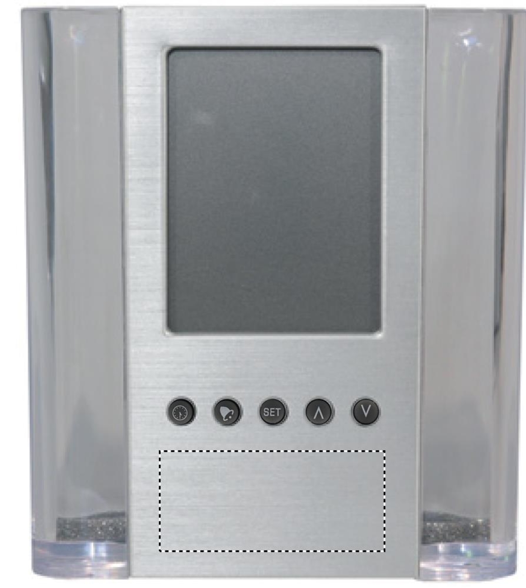 Pennenhouder met kalender - Below display