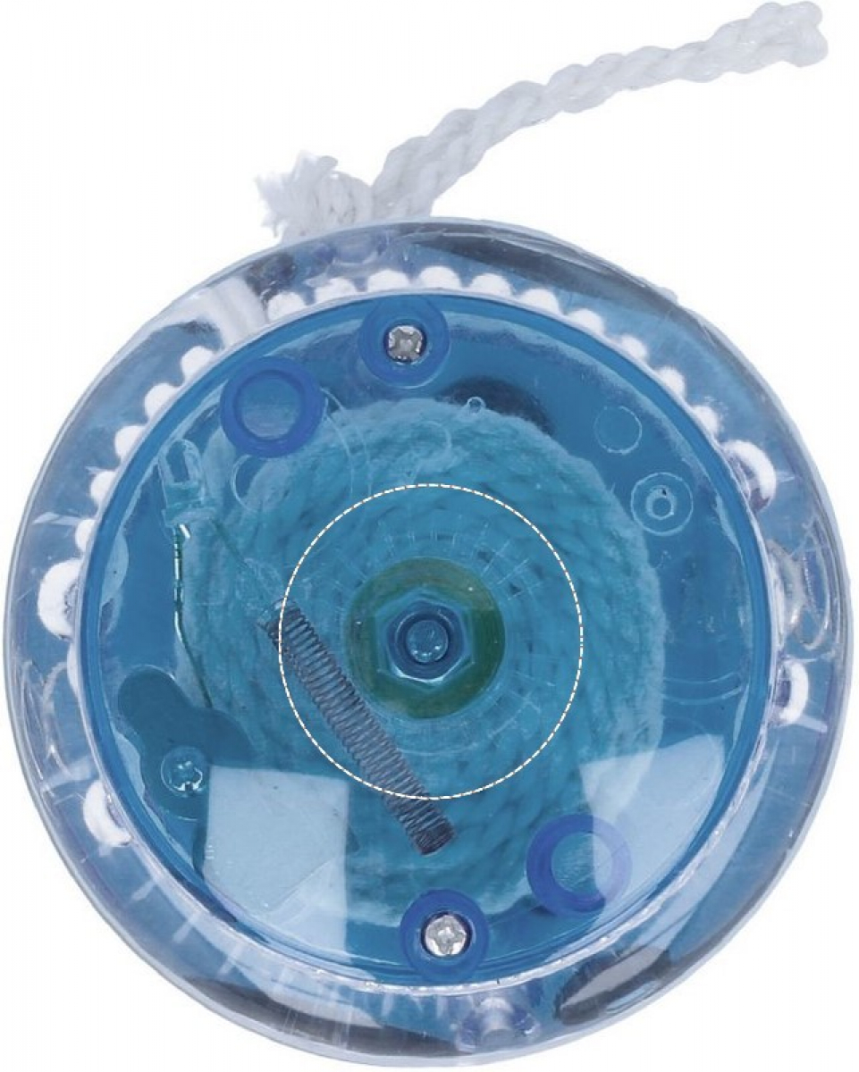 Jojo met knipperend licht - kunststof - diameter 5.5cm - Front