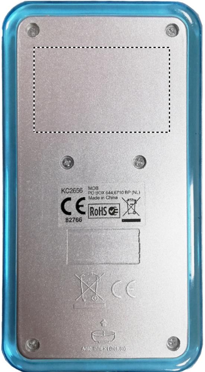 Rekenmachine dual power - Back