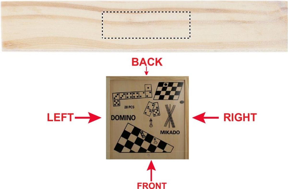 Trikes spellenset - 4 spellen - verpakt in houten doos - Back