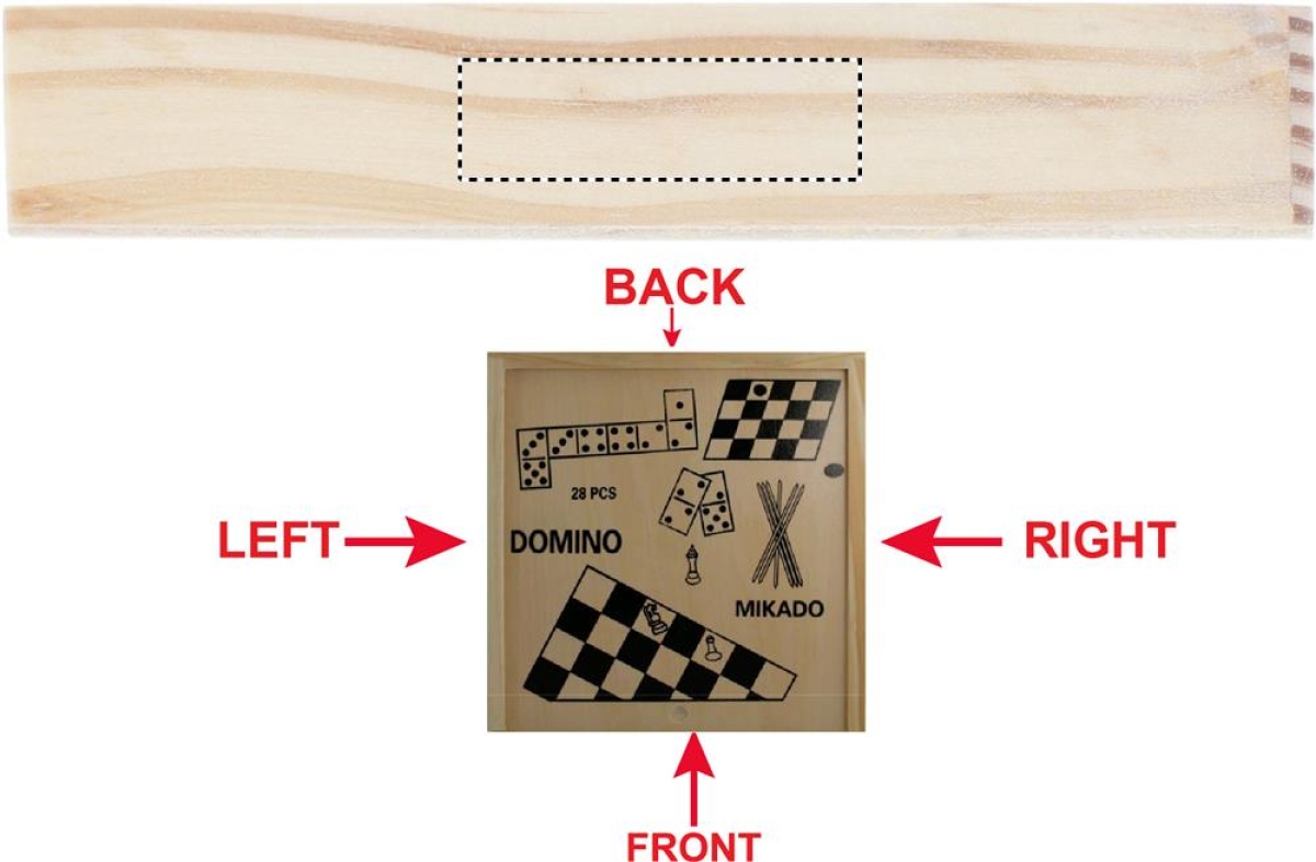 Trikes spellenset - 4 spellen - verpakt in houten doos - Right