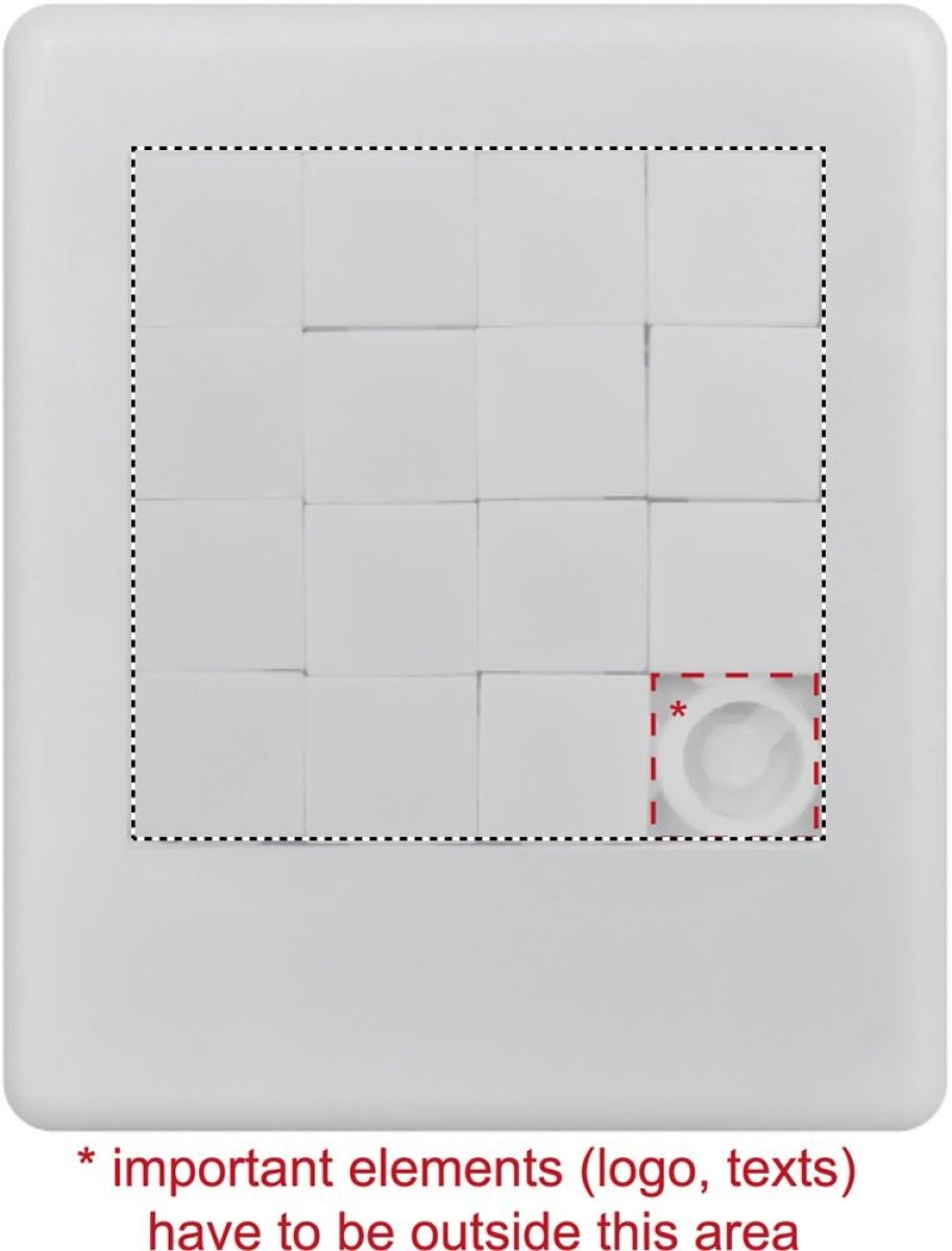 Diver schuifpuzzel - kunststof - 90 x 75 mm - rechthoek - Puzzle pd Diver schuifpuzzel - kunststof - 90 x 75 mm - rechthoek - Puzzle pd