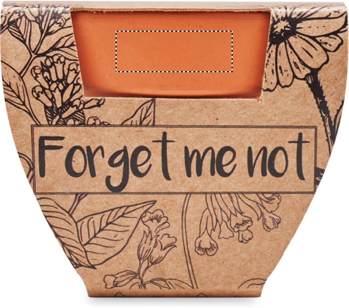 Potje Vergeet-me-nietjes - Pot side 2