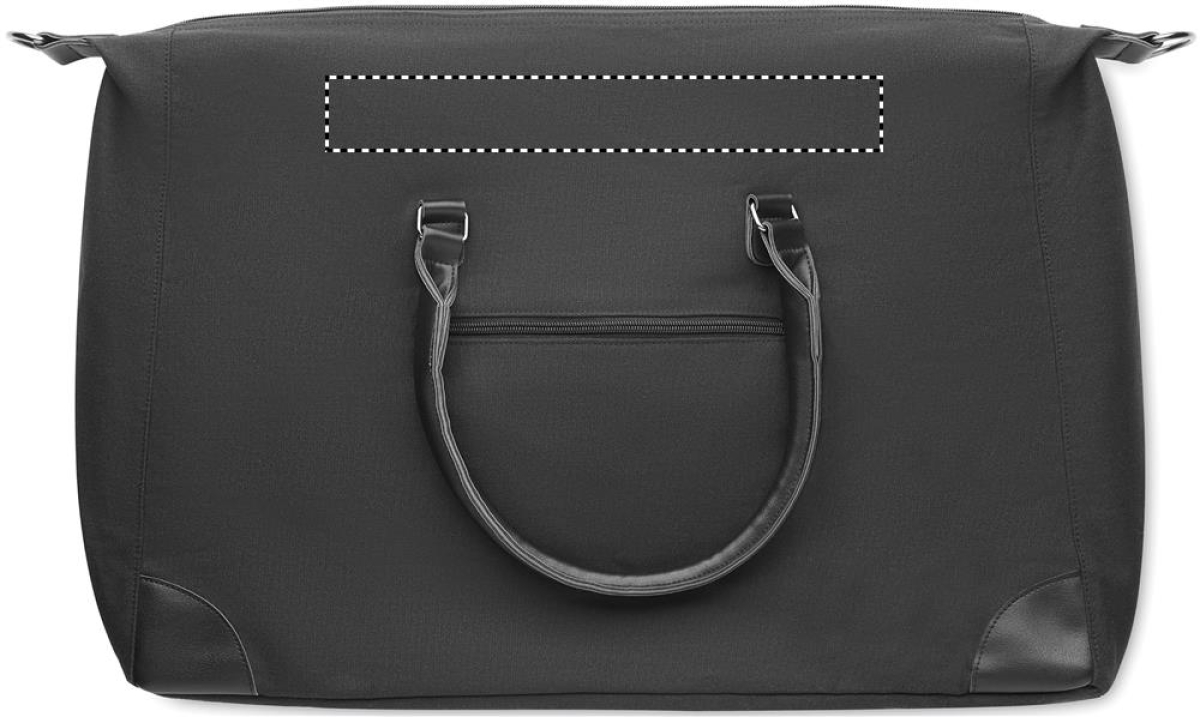 Weekendtas - canvas - 340gr/m² - 55 x 36 x 25 cm - 49.5 L - draagriem - Above pocket