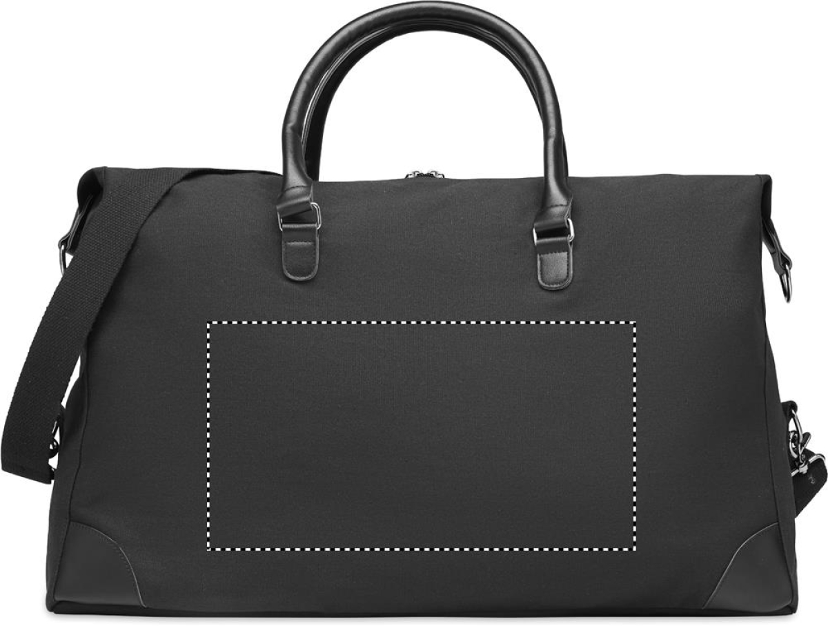 Weekendtas - canvas - 340gr/m² - 55 x 36 x 25 cm - 49.5 L - draagriem - Side 2