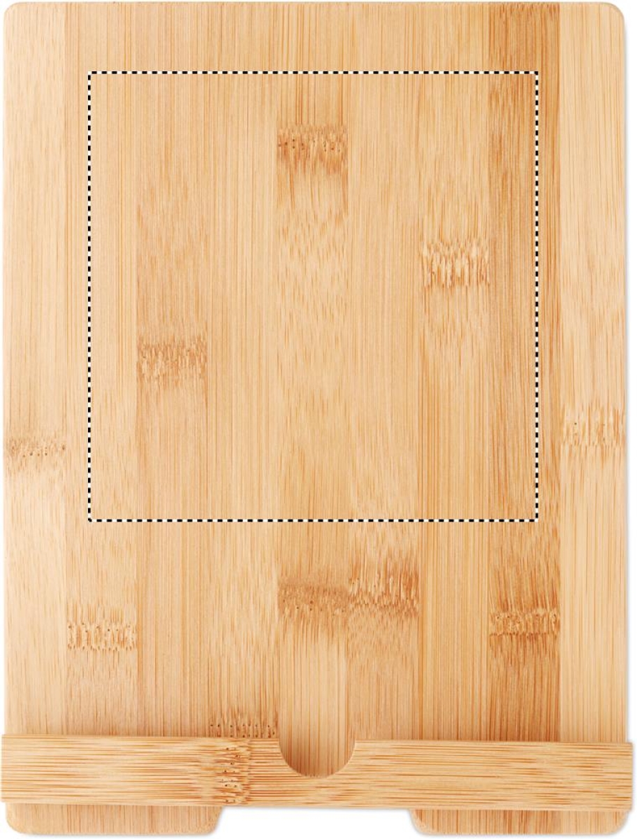 Bamboe tablet standaard - Front Bamboe tablet standaard - Front