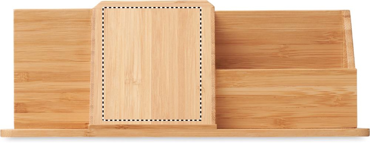 Groovy bureau organizer - 10W - bamboe - met draadloze oplader - Charger