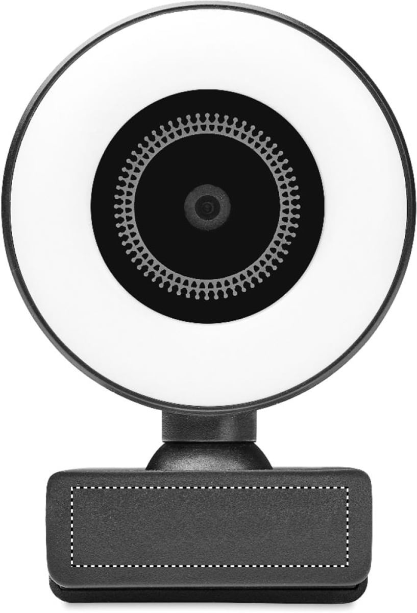 1080P HD webcam met ringlicht - Front