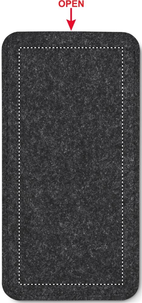 RPET vilten brillenkoker - Front