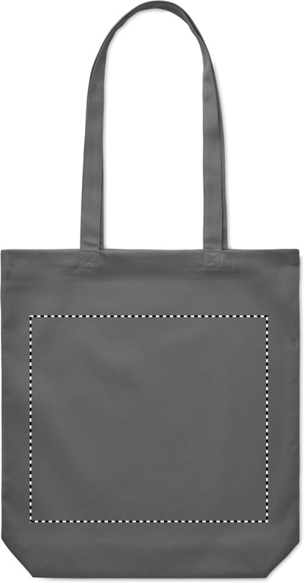 Rassa shopper - canvas - 270gr/m² - 38 41 x 9 cm - lange hengsels - Front