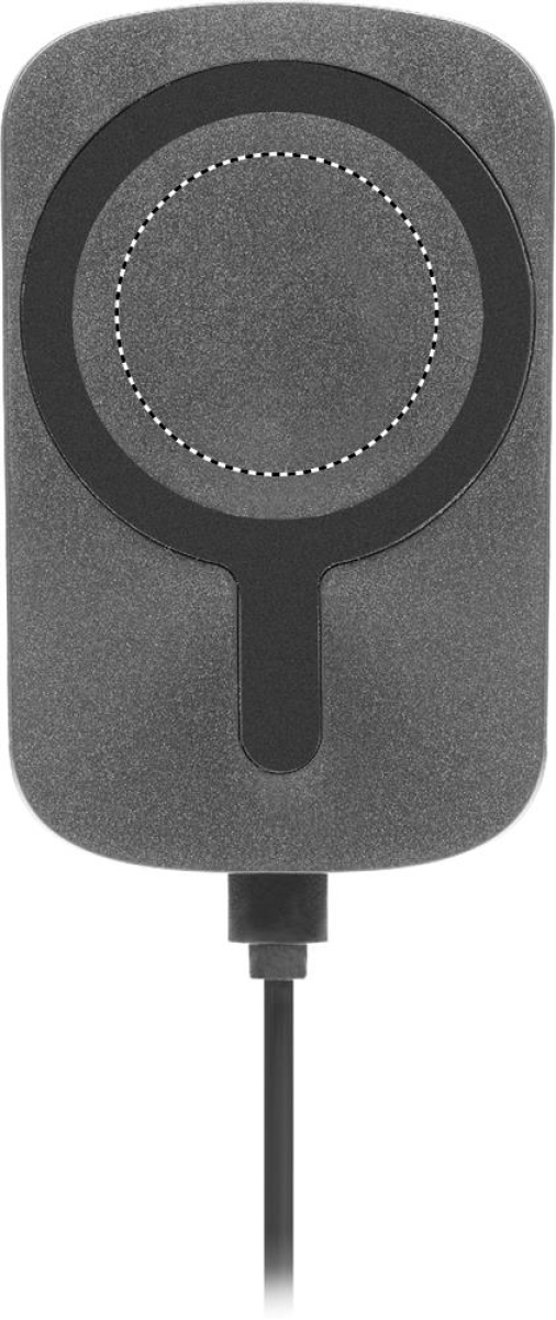 Draadloze 10W autolader - kunststof - met magnetische ring - Charger