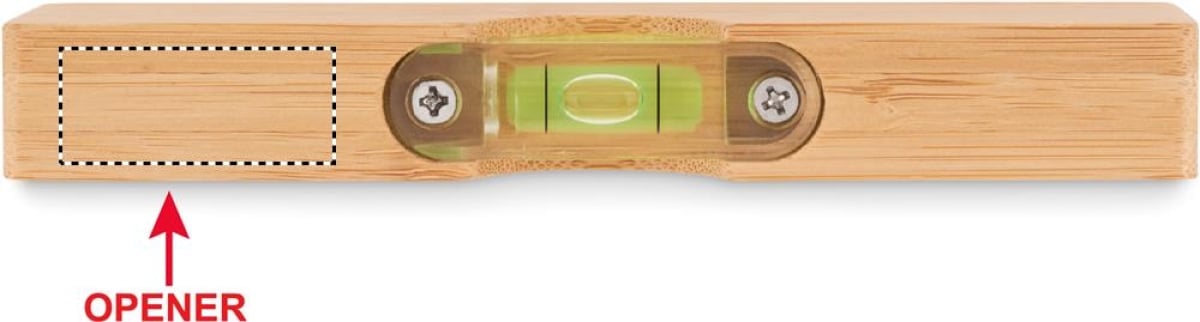 Waterpas met flesopener - Top side 1