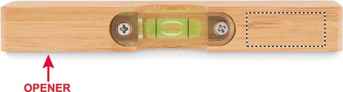 Waterpas met flesopener - Top side 2