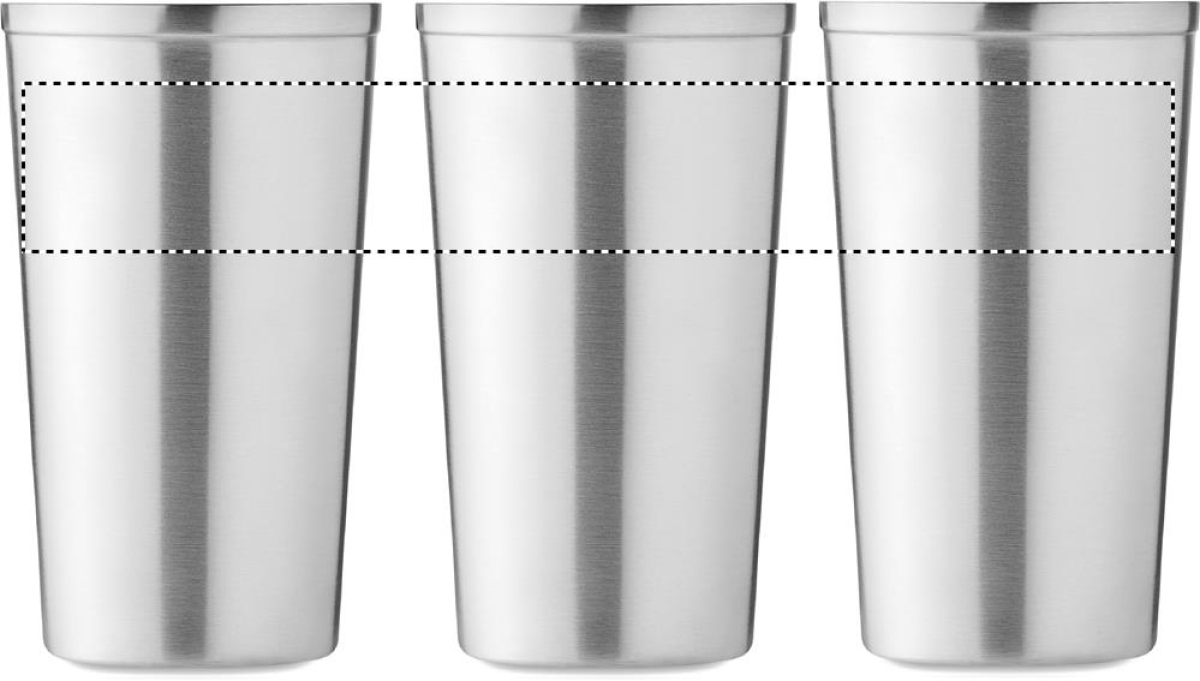 Brace + thermosbeker 510 ml - RVS - lekvrij - 360 laser