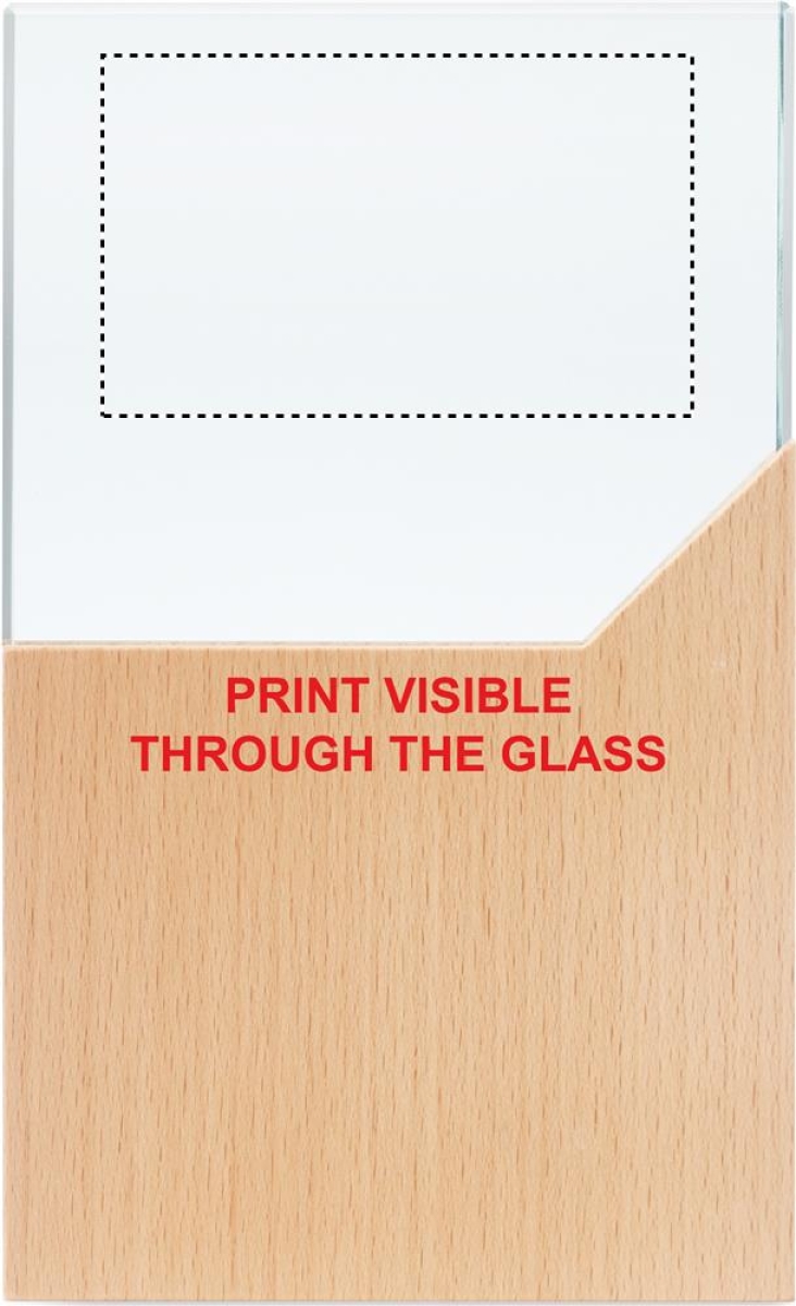 Award plaquette - Side 1 glass