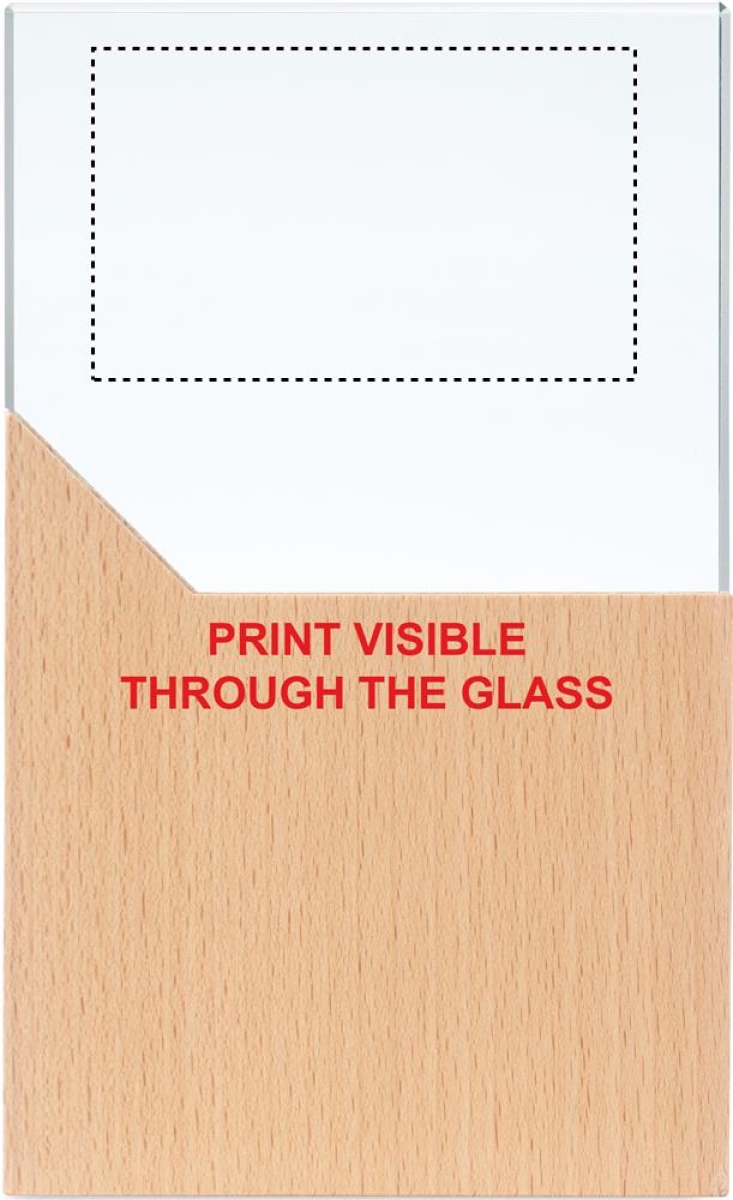 Award plaquette - Side 2 glass