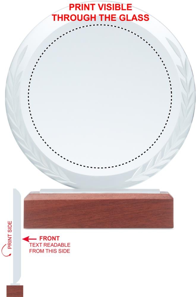 Ronde award plaquette - Front