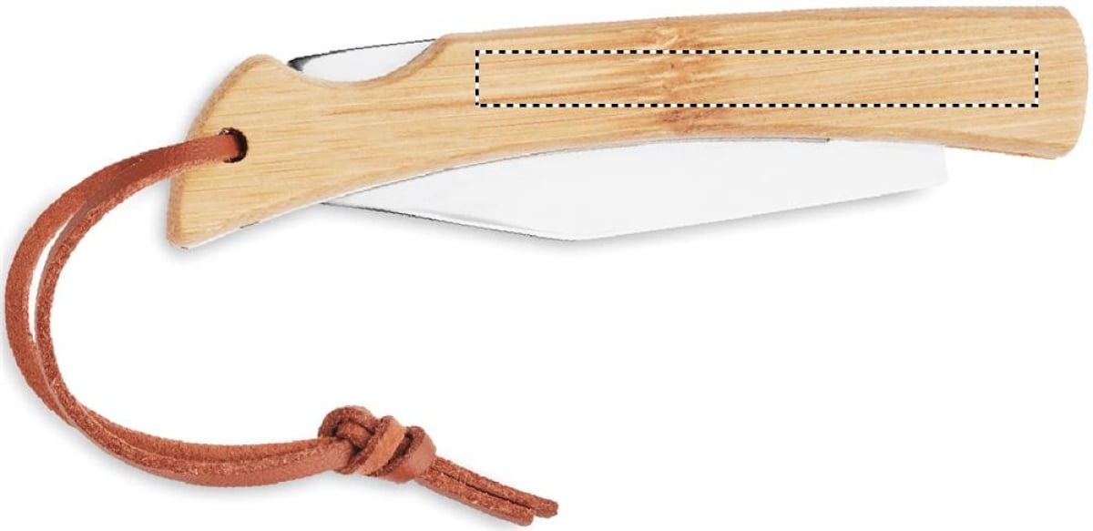 Opvouwbaar mes in bamboe - Right handed