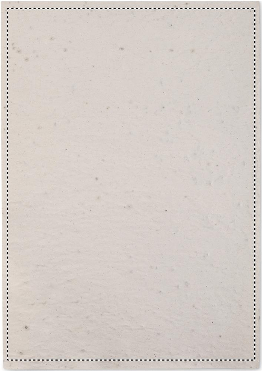 A4 zaadpapier wilde bloemen - Side 1