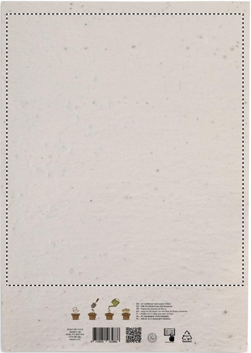 A4 zaadpapier wilde bloemen - Side 2