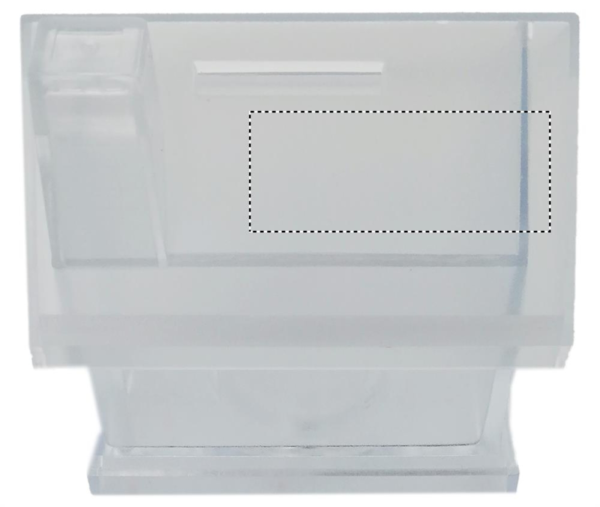 Kunststof spaarpot in de vorm van een huis - Back roof Kunststof spaarpot in de vorm van een huis - Back roof