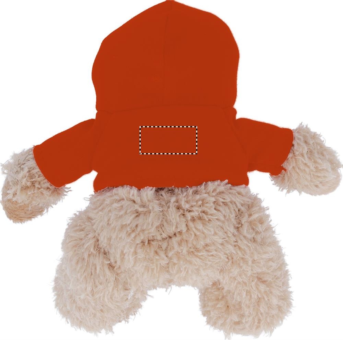 Teddybeer - met sweatshirt - meerdere kleuren - Tshirt back