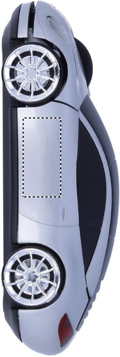 Autovormige draadloze muis - Door left