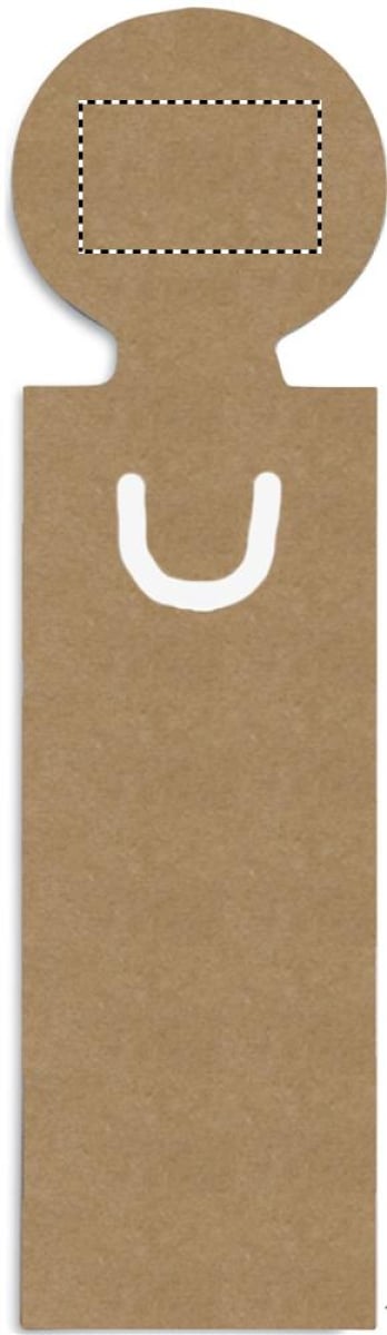 Idea boekenlegger met memo blaadjes - papier - diverse kleuren - boekenlegger in lampvorm - Back upper