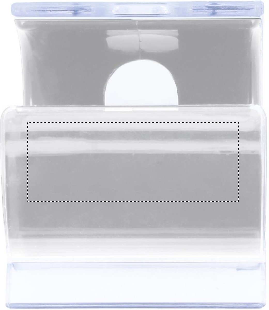 Telefoonhouder transparant - Front