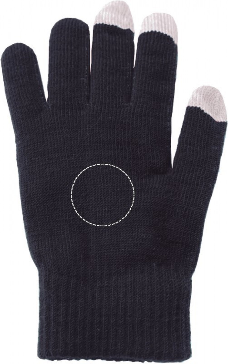 Tacto touchscreen handschoenen - acryl - universele maat - Top glove e 1