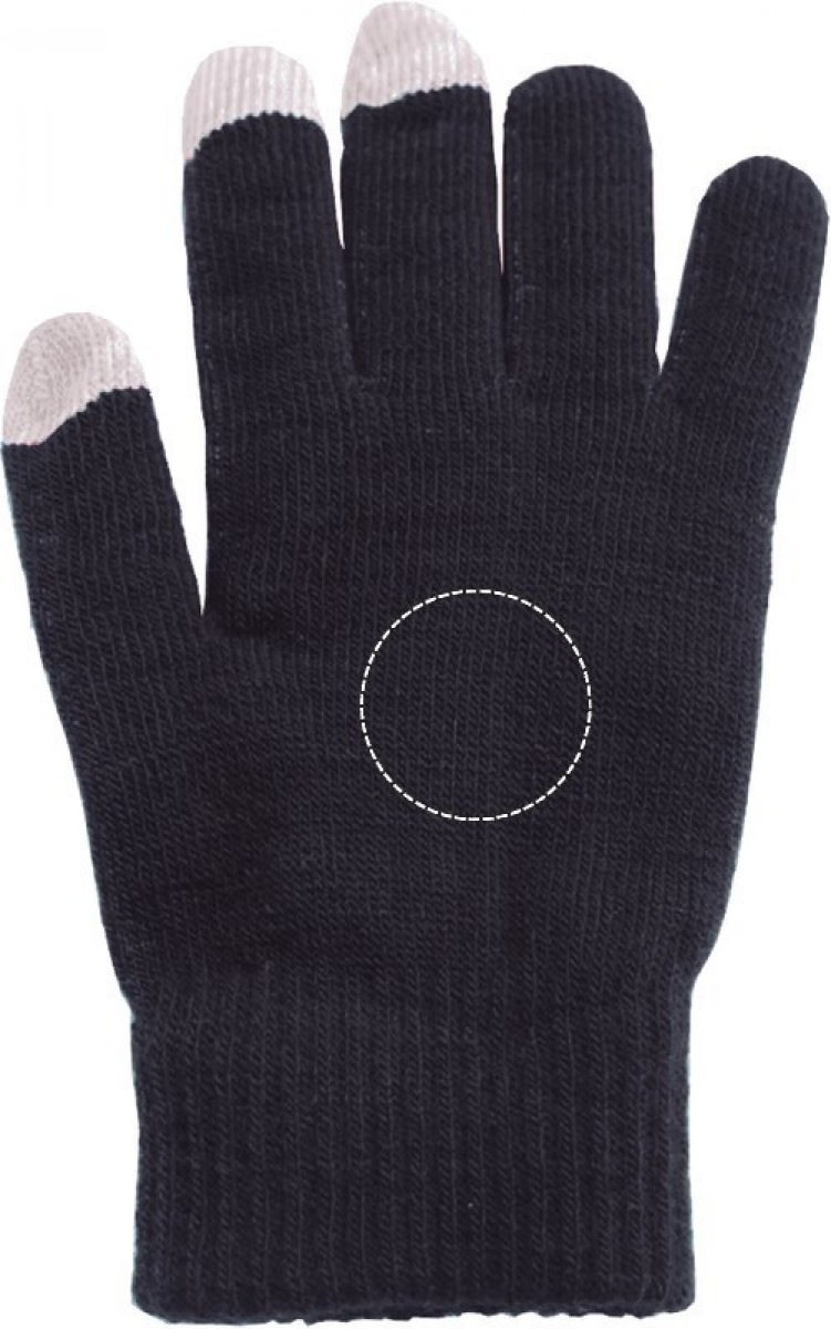 Tacto touchscreen handschoenen - acryl - universele maat - Top glove e 2