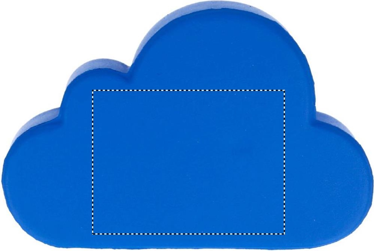 anti-stress bal - wolk - 8 cm - PU - Front anti-stress bal - wolk - 8 cm - PU - Front