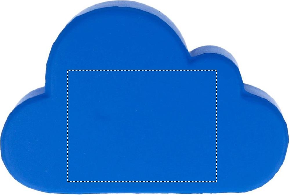 anti-stress bal - wolk - 8 cm - PU - Back anti-stress bal - wolk - 8 cm - PU - Back
