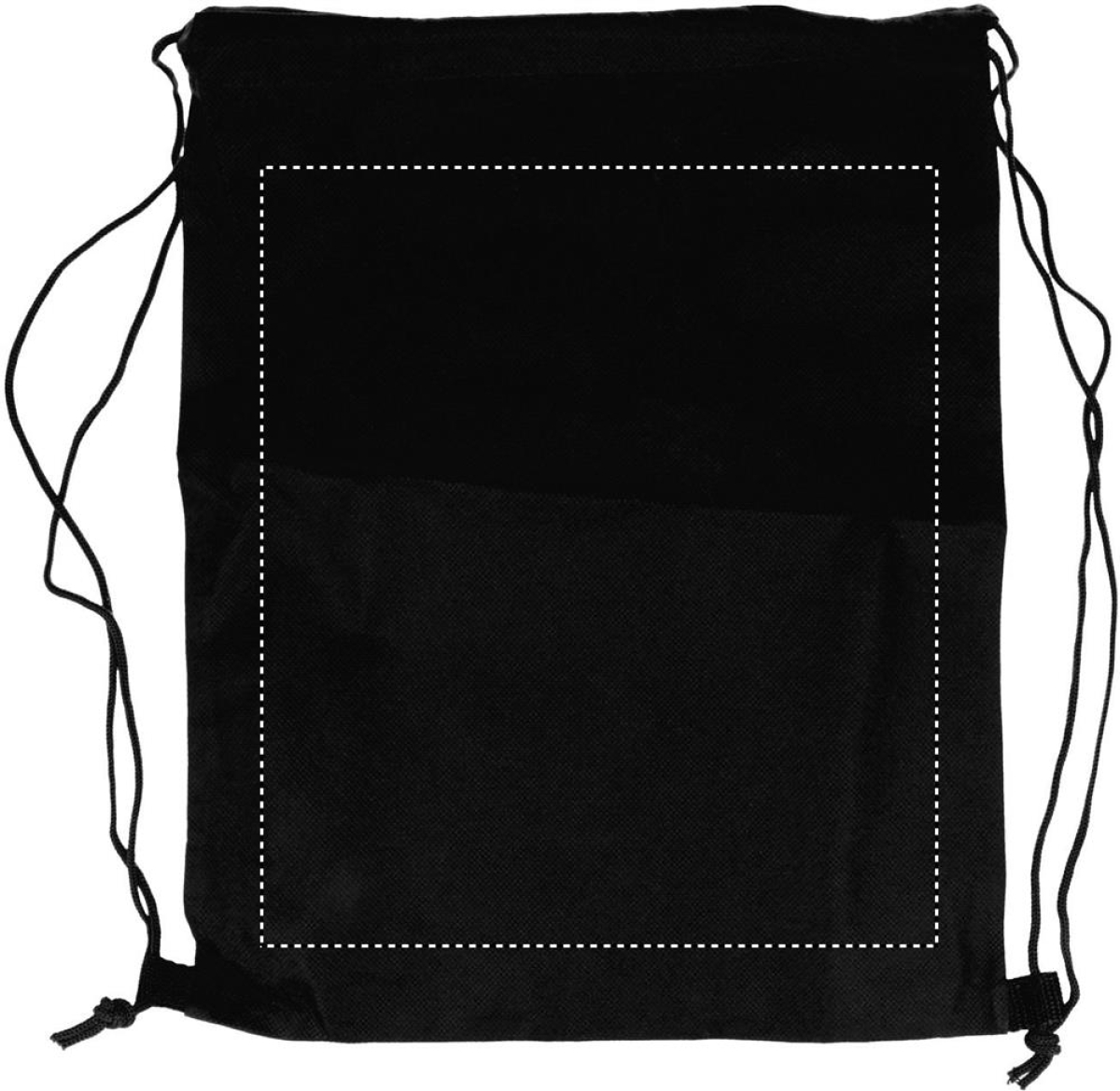 Promorugzak - non woven - 80 g/m2 - gekleurd - met trekkoord - Front Promorugzak - non woven - 80 g/m2 - gekleurd - met trekkoord - Front