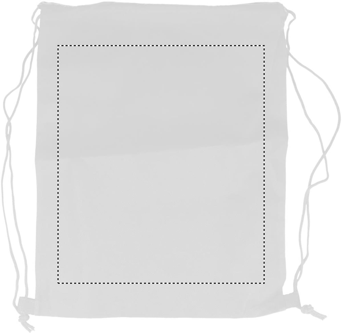 Promorugzak - non woven - 80 g/m2 - gekleurd - met trekkoord - Back